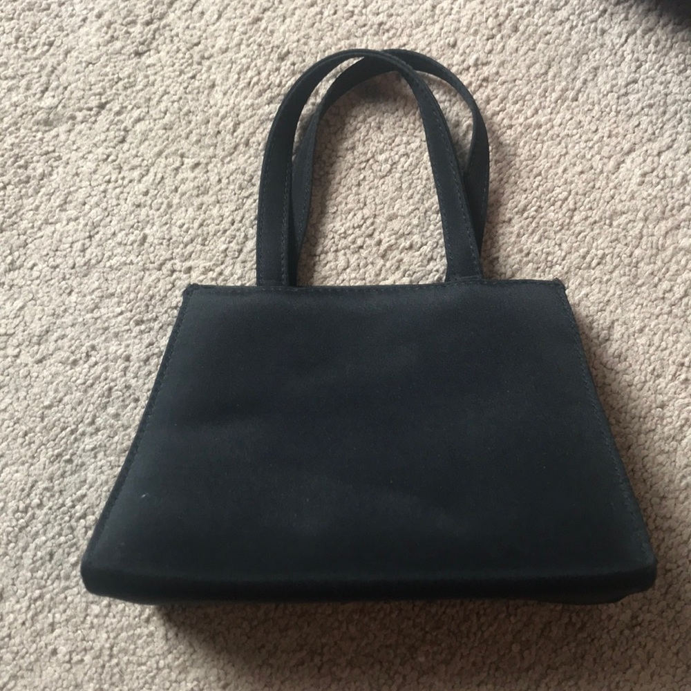 Black evening bag